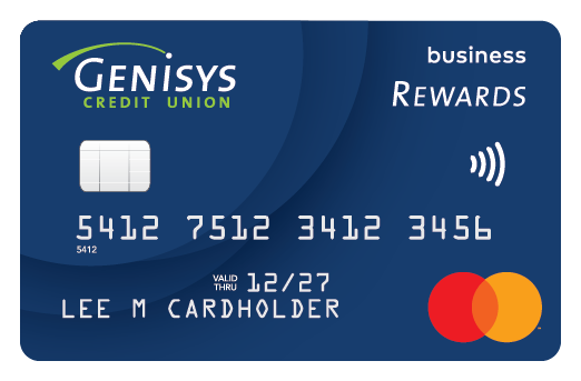 Genisys Credit Union Business Credit Rewards Mastercard